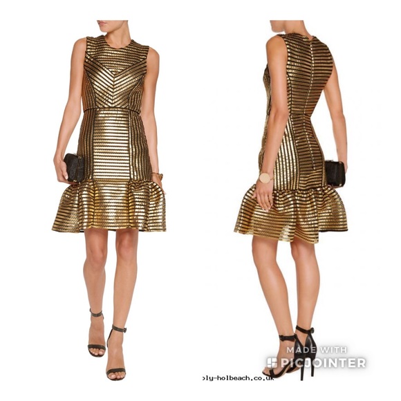 Metallic Gold Dress
